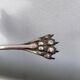 Silver-plated metal sugar tongs