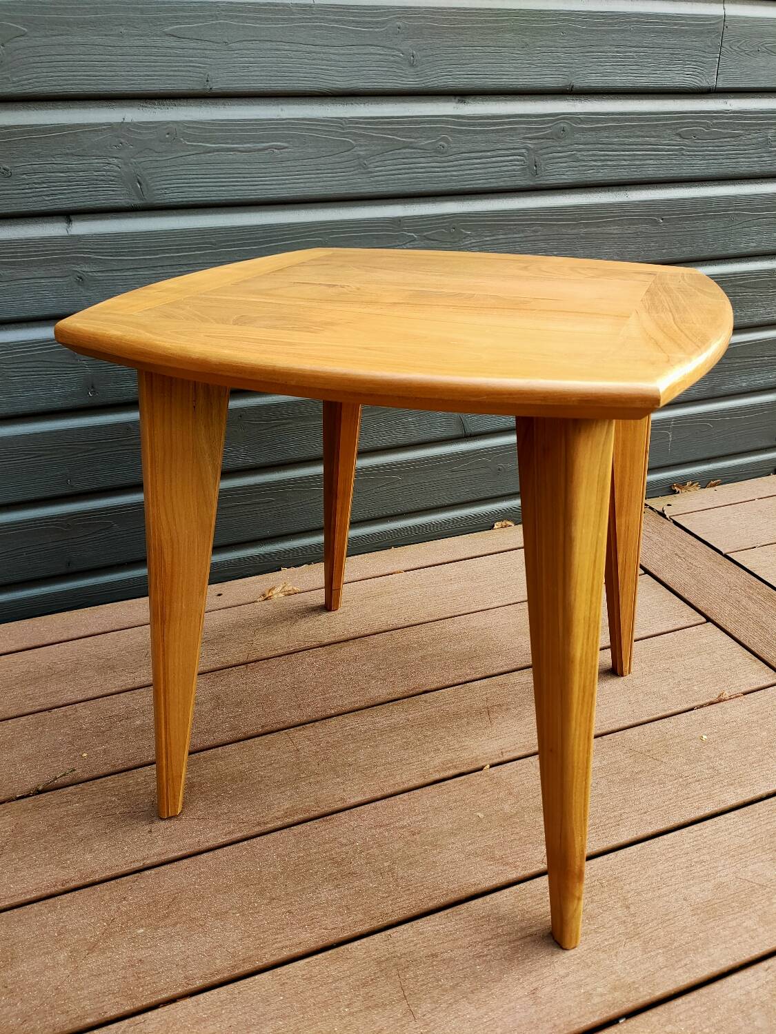 Small Scandinavian table in solid wood