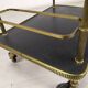 Vintage brass bar service