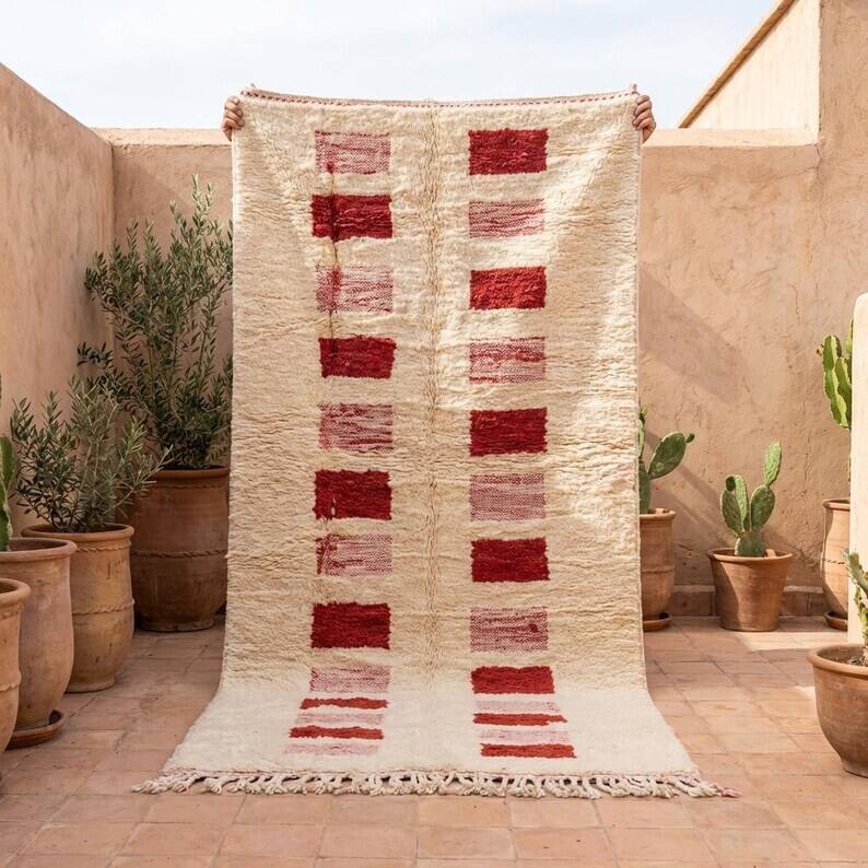 Tapis marocain artisanal 250cmx100cm