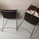 Set de 2 chaises "fil"metal par Pascal Mourgue pour ligne roset cinna