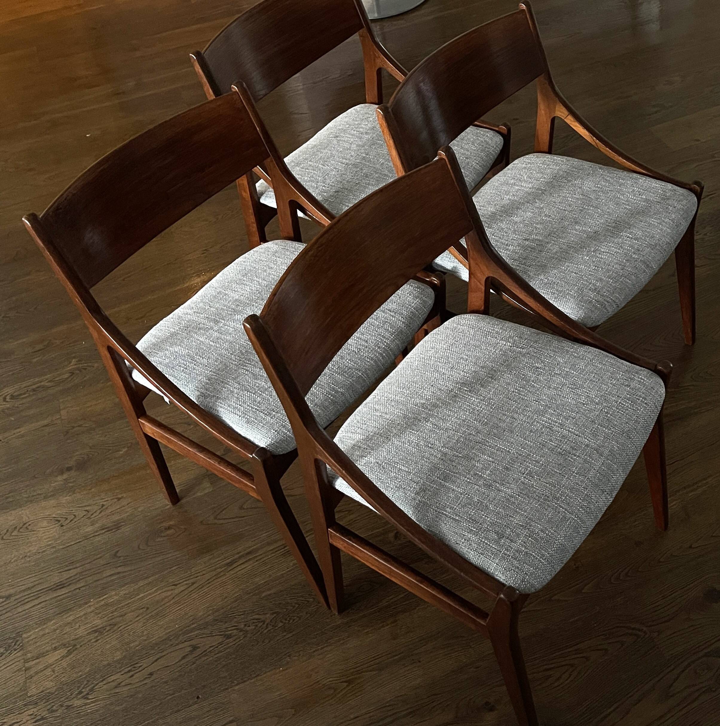 4 Dining chairs by H. Vestervig Eriksen Tromborg, Denmark