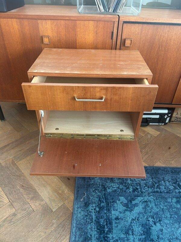 Vintage Scandinavian bedside table from the 70s.