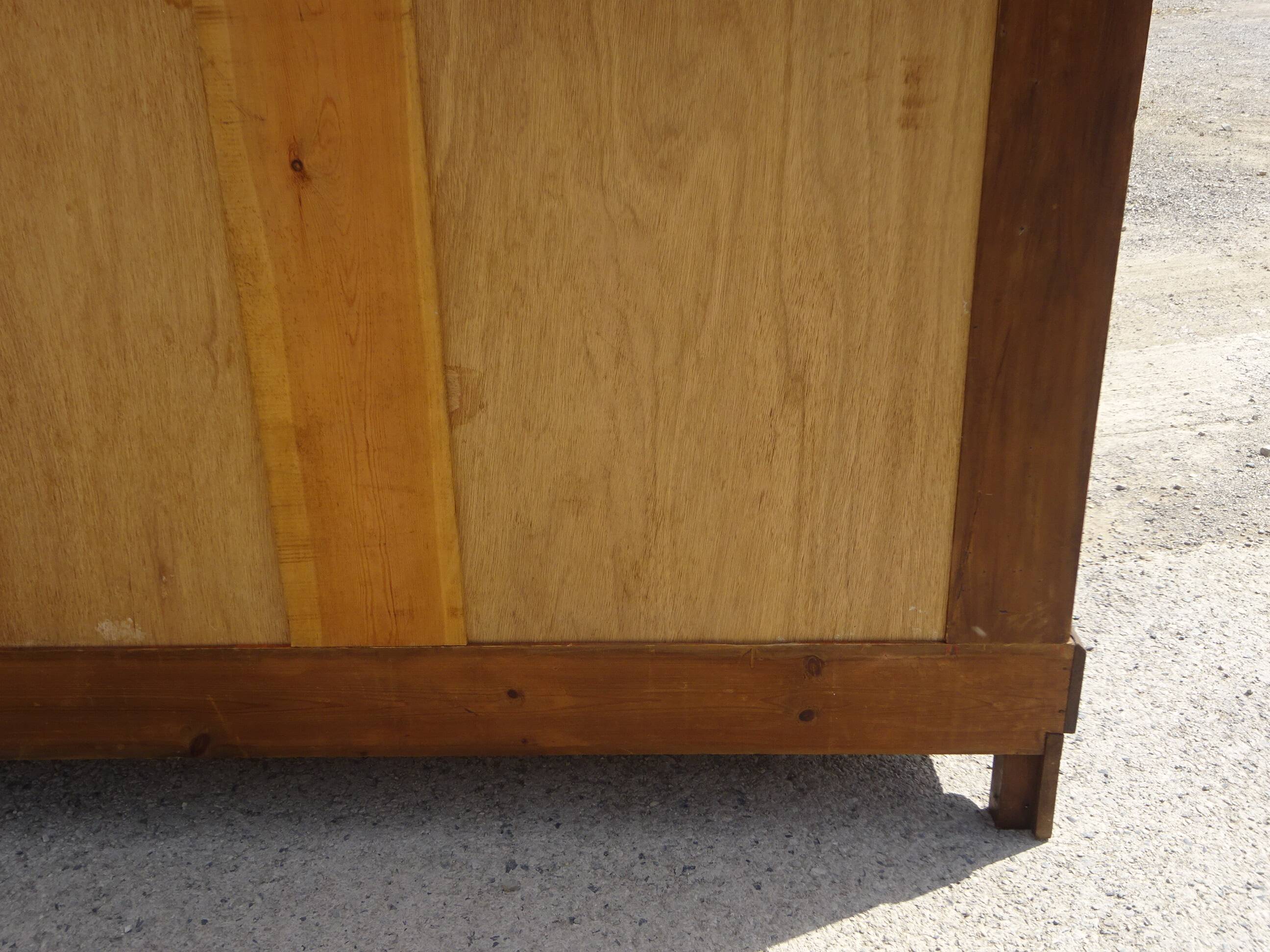 Large Parisian wardrobe in solid oak