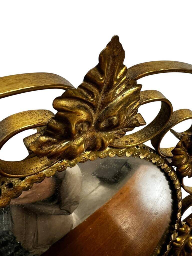 Vintage 'gold' sunburst mirror / mirror