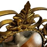 Vintage 'gold' sunburst mirror / mirror