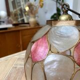 Suspension en nacre et laiton