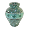 Old vase gerbino vallauris mosaic green