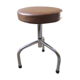Tabouret tripode pivotant MM design atelier vintage 70/80 hauteur réglable