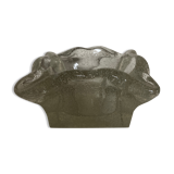 Cendrier massif en verre soufflé travail italien 1960