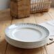 6 vintage plates from Terre de Ter Saint Amandinoise, Saint Amand model 4500.