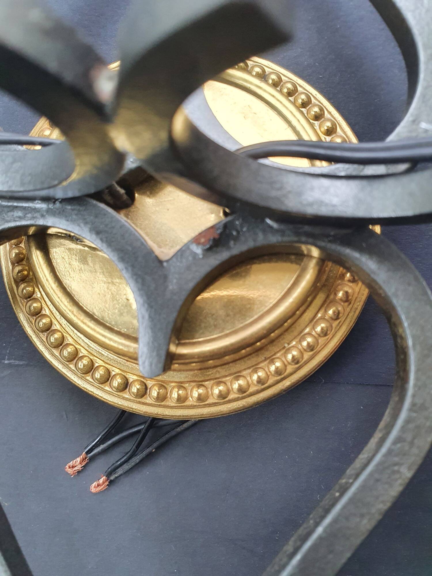 Pair of vintage wall sconces