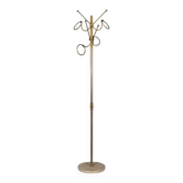 Porte-manteau vintage des années 1960 en laiton doré, design italien
