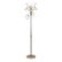 Vintage 1960s floor coat stand in golden brass, italian design