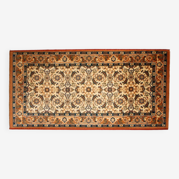 Vintage Indian synthetic wool rug