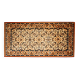 Vintage Indian synthetic wool rug