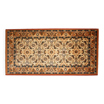 Vintage Indian synthetic wool rug