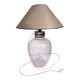 Fratelli Toso, Murano glass vase converted into a lamp, 20th century.