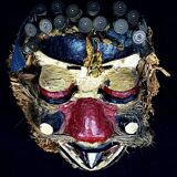 Masque Guéré Polychrome - Côte d'Ivoire - Certif d'authenticité - Coll Privé