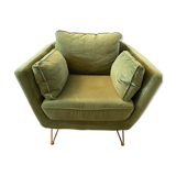 Fauteuil topim vert olive