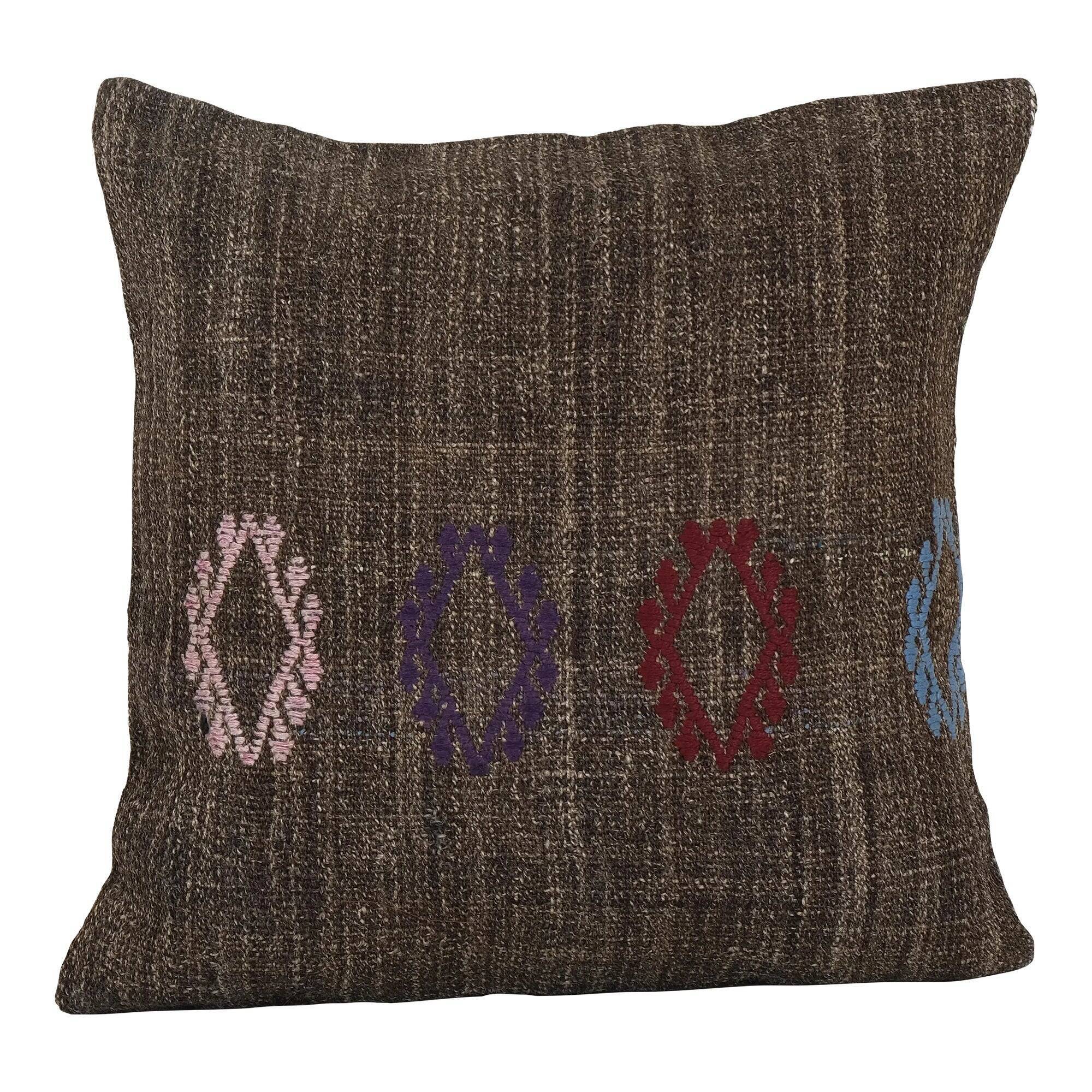 Vintage kilim cushion cover 51x51 cm