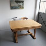 Oak extendable table