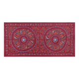 Hand knotted rug, vintage Turkish rug 94x189 cm