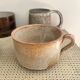 4 stoneware cups