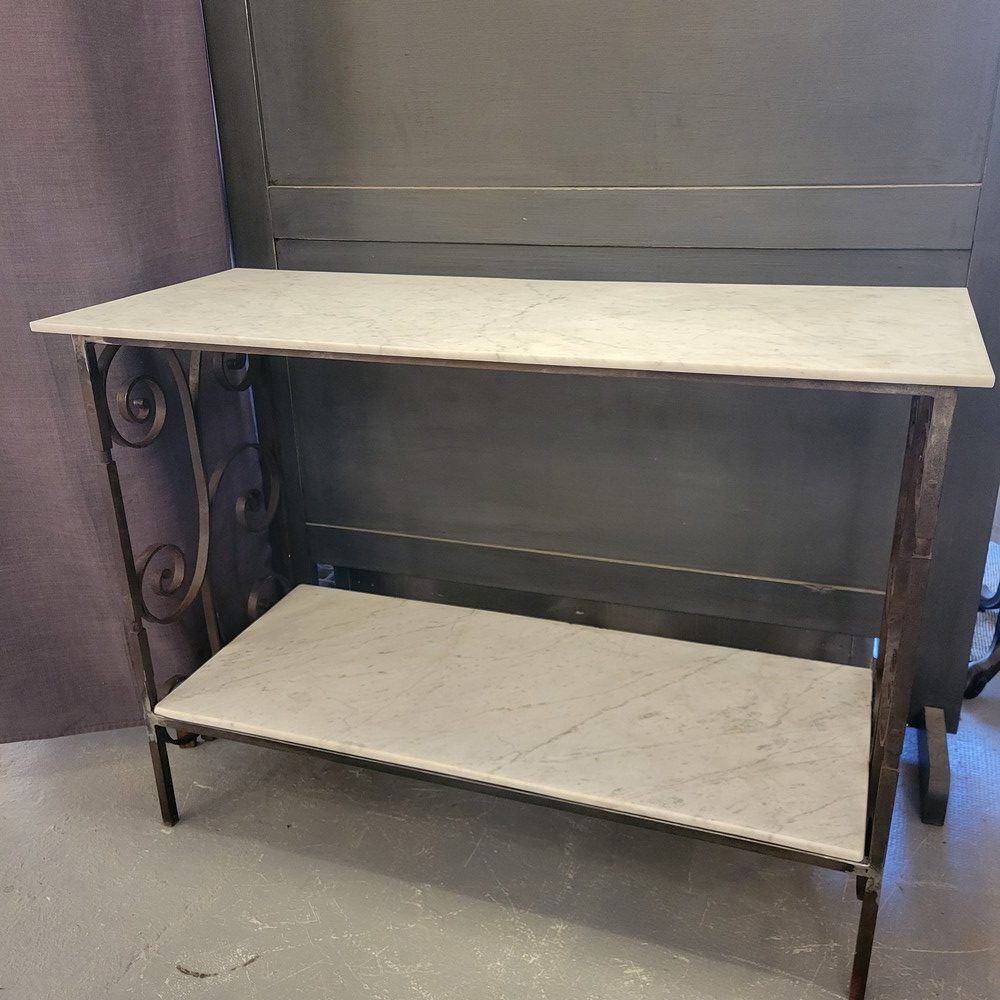 Console ou Etagère en fer forgé