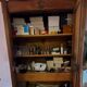Directoire period wardrobe in solid walnut.