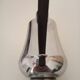 vintage cream jug Letang Remy - 18/10 stainless steel with black resin handle