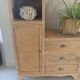 Handcrafted asymmetrical wooden furniture