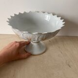 Coupe sur pied en porcelaine Capeans