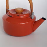 Enameled teapot
