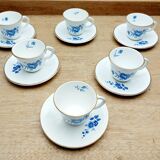 Longchamp coffee cups and saucers