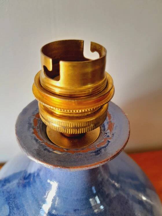 Ceramic lamp signed 1960