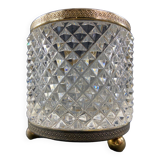 Crystal pencil pot with Empire style diamond tip decor