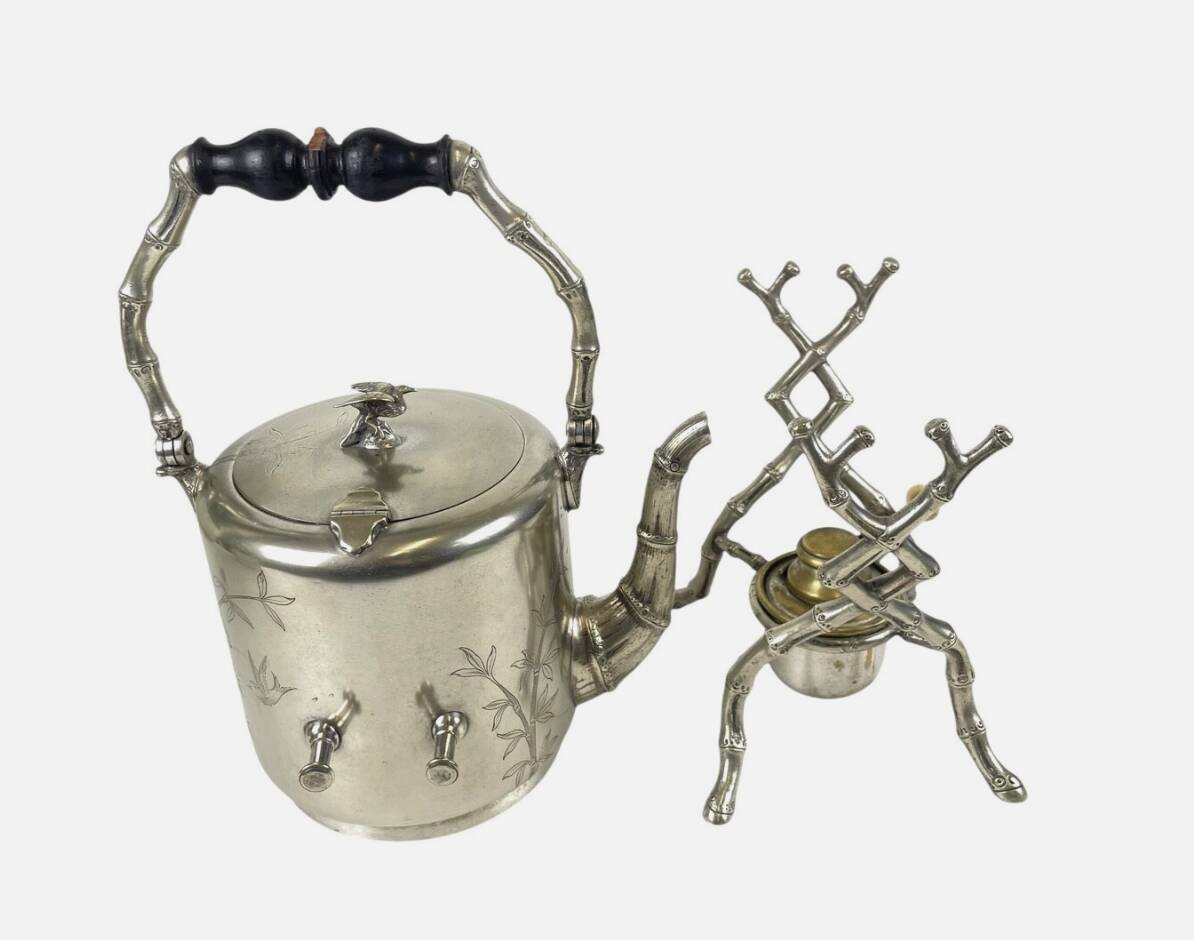 German silver plated samovar (Wurttembergische Metal waren Fabrik) - 53
