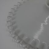 Galette en verre ondulée