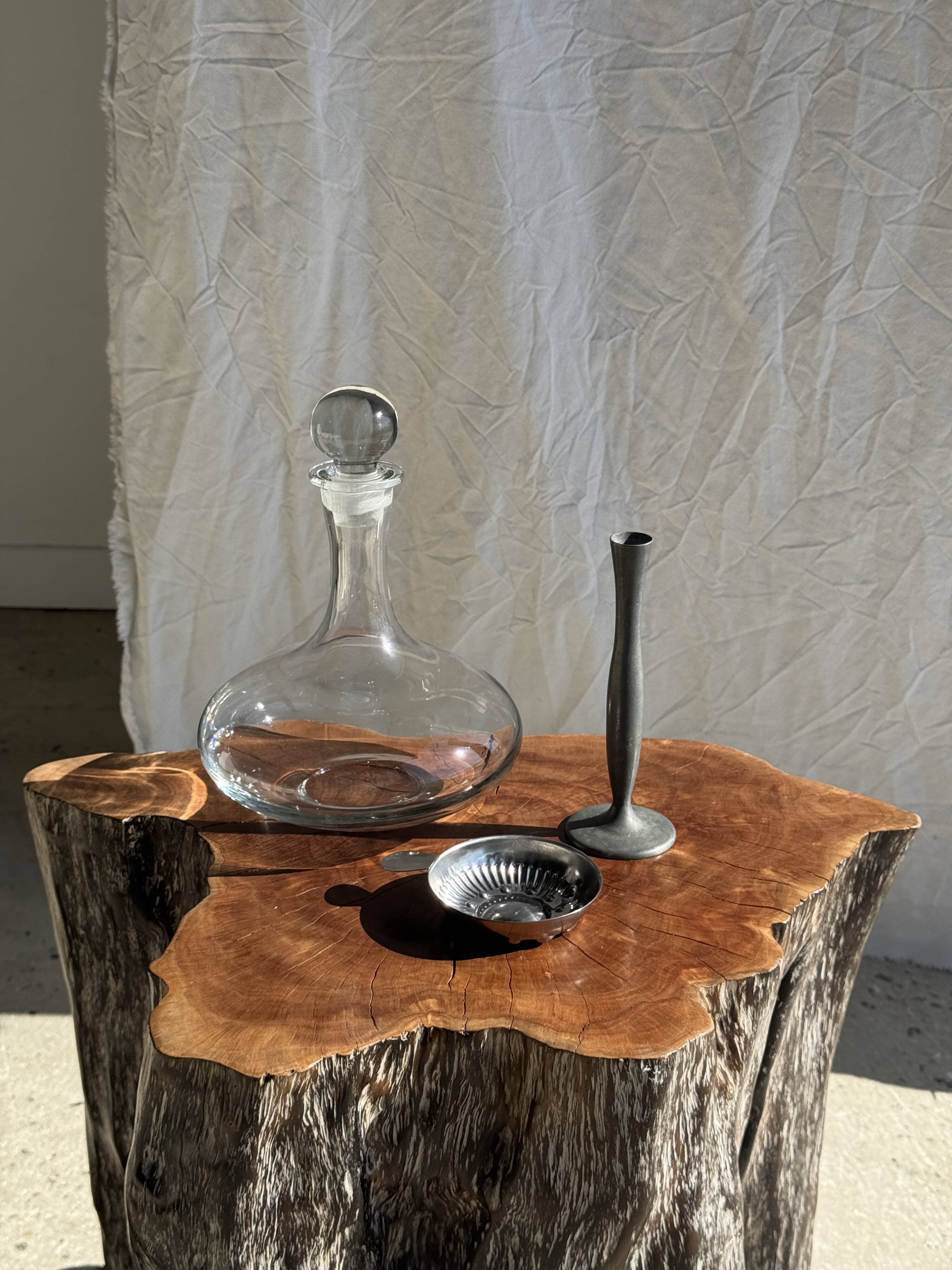 Simple metal wine taster