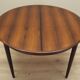 Round rosewood table, Danish design, 1970s, production: Skovby Møbelfabrik