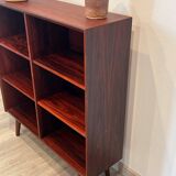 Scandinavian library in rosewood