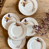 Set of 6 vintage dessert plates