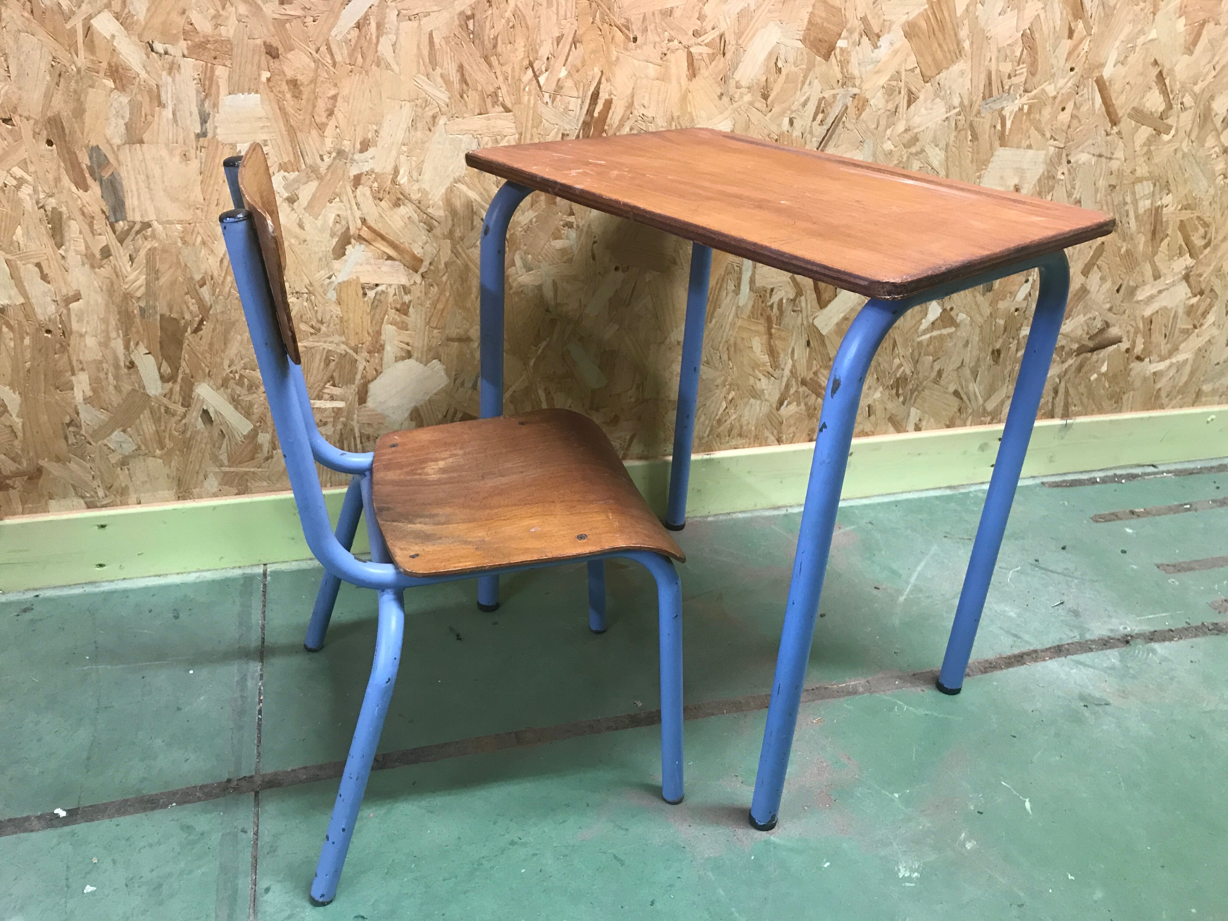 Schoolboy desk and chair