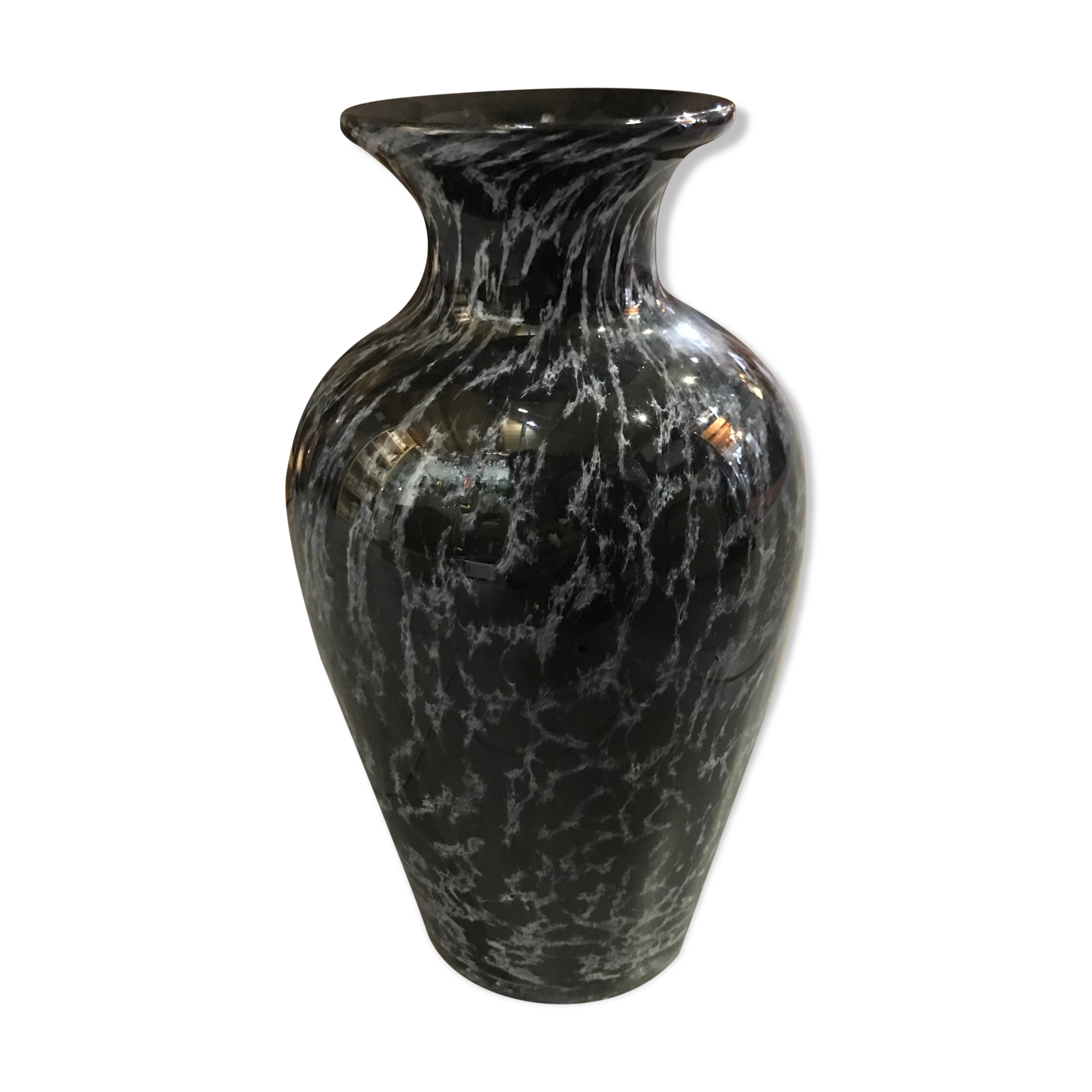 Blown glass vase