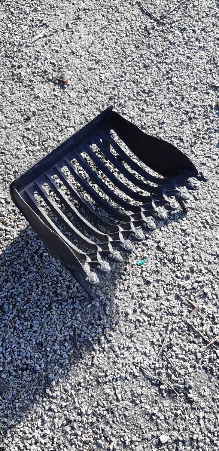 Log holder fireplace cradle