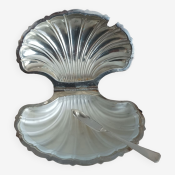 Shell butter dish