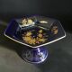 Vintage footed cup bareuther bavaria, cobalt and gold porcelain, 1st year.