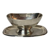 Silver metal saucière ercuis xxth