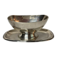 Silver metal saucière ercuis xxth